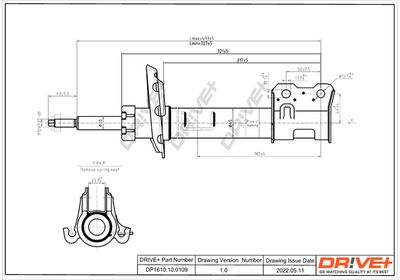 DP1610100109 Dr!ve+ Амортизатор
