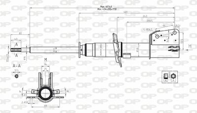 SAB817731 OPEN PARTS Амортизатор