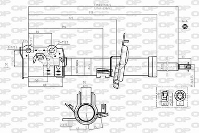 SAB864531 OPEN PARTS Амортизатор