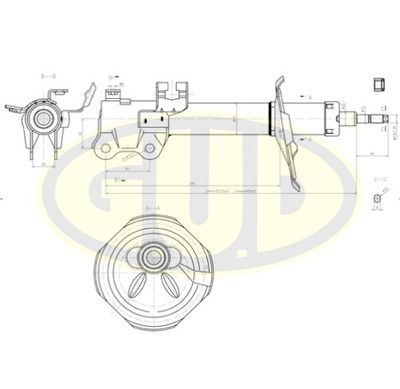 GSA333309 G.U.D. Амортизатор