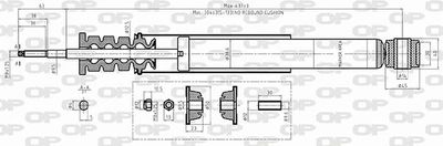 SAB859032 OPEN PARTS Амортизатор