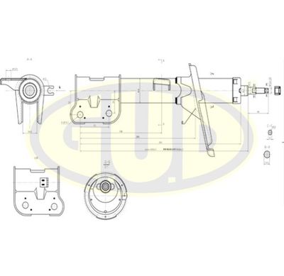 GSA334506 G.U.D. Амортизатор