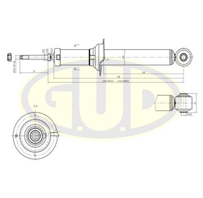 GSA341204 G.U.D. Амортизатор