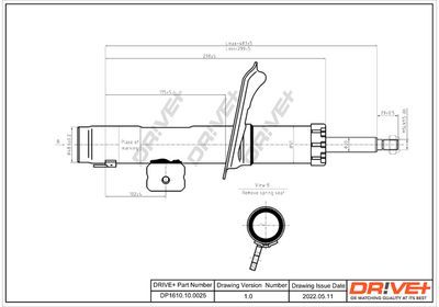 DP1610100025 Dr!ve+ Амортизатор