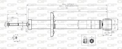 SAB809132 OPEN PARTS Амортизатор