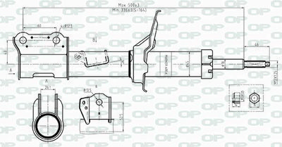 SAB845231 OPEN PARTS Амортизатор