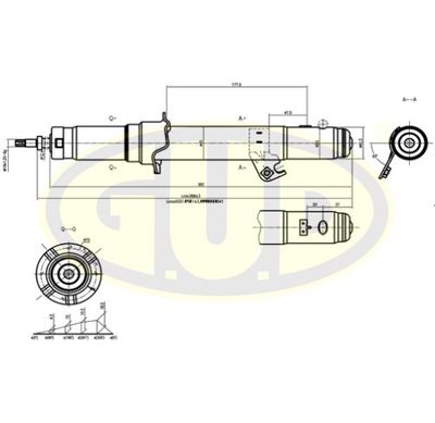 GSA341352 G.U.D. Амортизатор