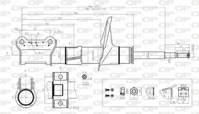 SAB818131 OPEN PARTS Амортизатор