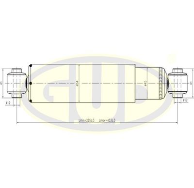 GSA344080 G.U.D. Амортизатор