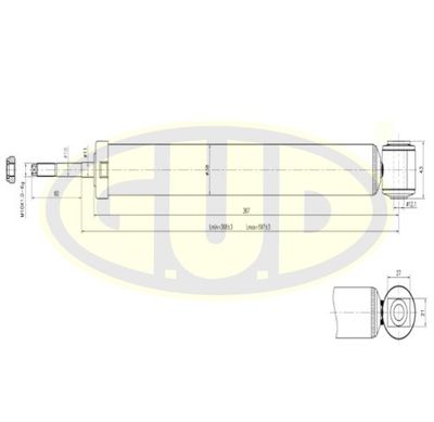 GSA343352 G.U.D. Амортизатор