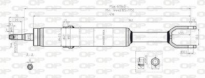 SAB807031 OPEN PARTS Амортизатор