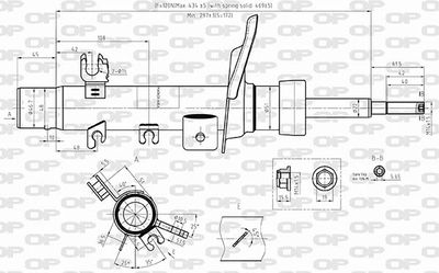 SAB856731 OPEN PARTS Амортизатор