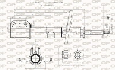 SAB803531 OPEN PARTS Амортизатор