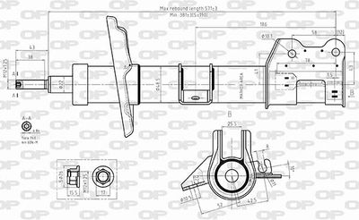 SAB859731 OPEN PARTS Амортизатор