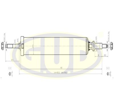 GSA349041 G.U.D. Амортизатор