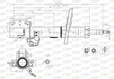 SAB817631 OPEN PARTS Амортизатор