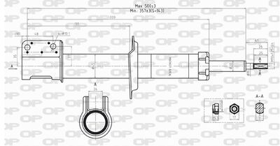 SAB820631 OPEN PARTS Амортизатор