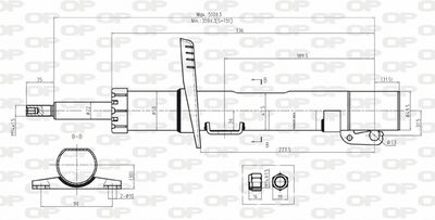 SAB802931 OPEN PARTS Амортизатор