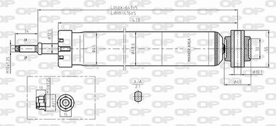 SAB865232 OPEN PARTS Амортизатор