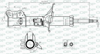 SAB850311 OPEN PARTS Амортизатор