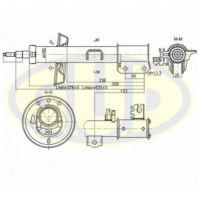 GSA333716 G.U.D. Амортизатор