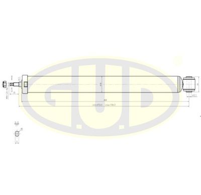 GSA343413 G.U.D. Амортизатор