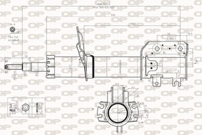 SAB824831 OPEN PARTS Амортизатор