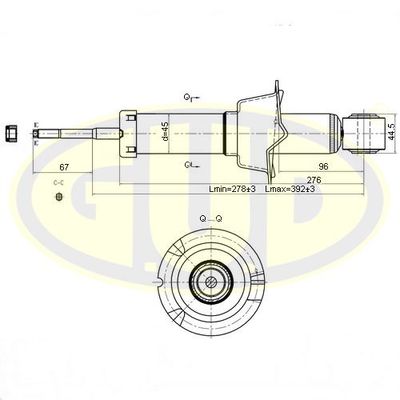 GSA341492 G.U.D. Амортизатор