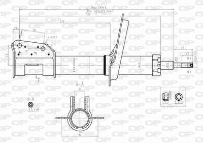 SAB811931 OPEN PARTS Амортизатор