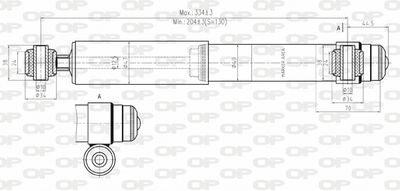 SAB802512 OPEN PARTS Амортизатор