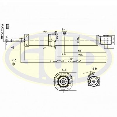 GSA340046 G.U.D. Амортизатор