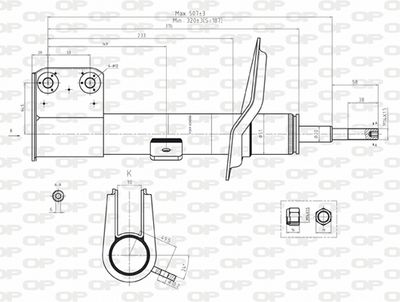 SAB810531 OPEN PARTS Амортизатор