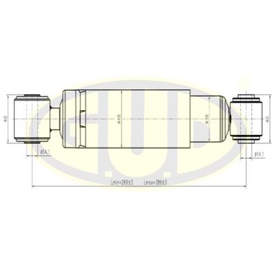 GSA553337 G.U.D. Амортизатор