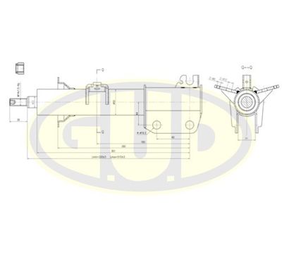 GSA634802 G.U.D. Амортизатор
