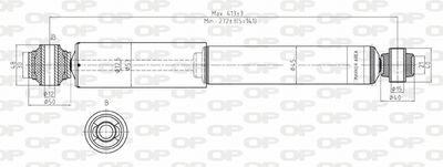 SAB805932 OPEN PARTS Амортизатор