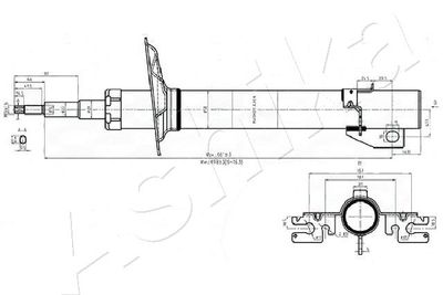 MA00552 ASHIKA Амортизатор