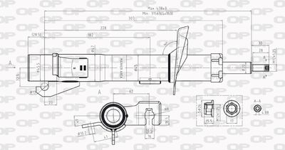 SAB822931 OPEN PARTS Амортизатор