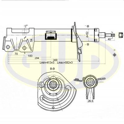 GSA334642 G.U.D. Амортизатор