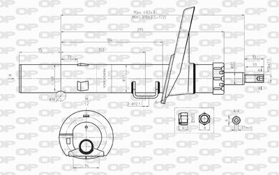 SAB820731 OPEN PARTS Амортизатор