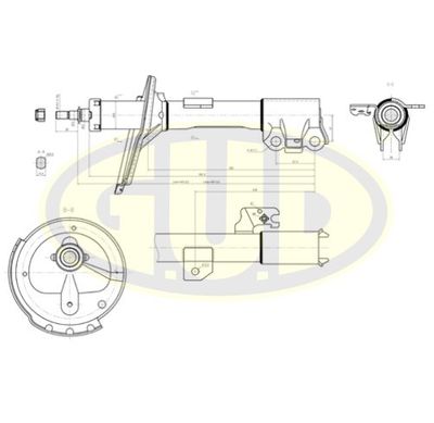 GSA334400 G.U.D. Амортизатор