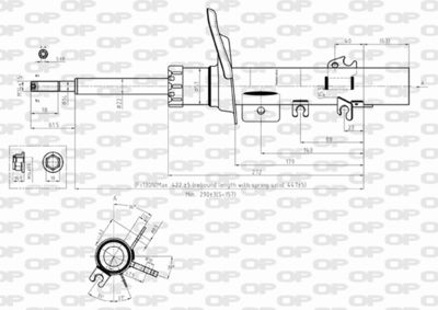 SAB835931 OPEN PARTS Амортизатор