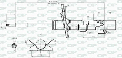 SAB851631 OPEN PARTS Амортизатор