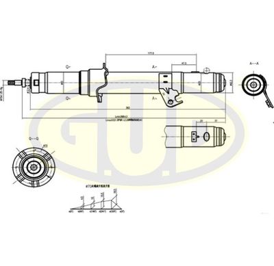 GSA341351 G.U.D. Амортизатор