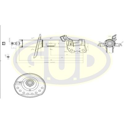 GSA339754 G.U.D. Амортизатор