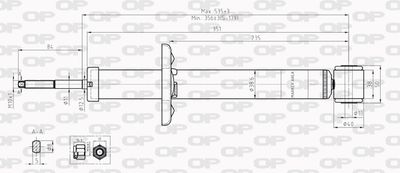 SAB819912 OPEN PARTS Амортизатор