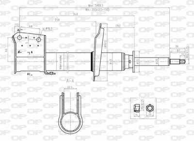 SAB804531 OPEN PARTS Амортизатор