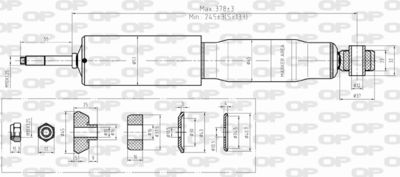 SAB838031 OPEN PARTS Амортизатор