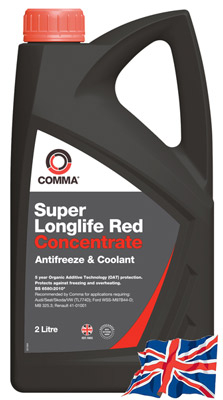 Антифриз Comma Super Longlife Red Concentrate 2л