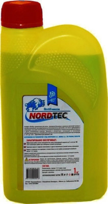 Антифриз Nordtec G12 -40°C желтый 1кг