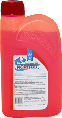 Антифриз Nordtec G12 -40°C красный 1кг